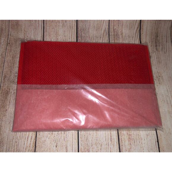 Kenzo Perfumes Red Zippered Cosmetic Pouch Bag Rare New - Picture 6 of 7